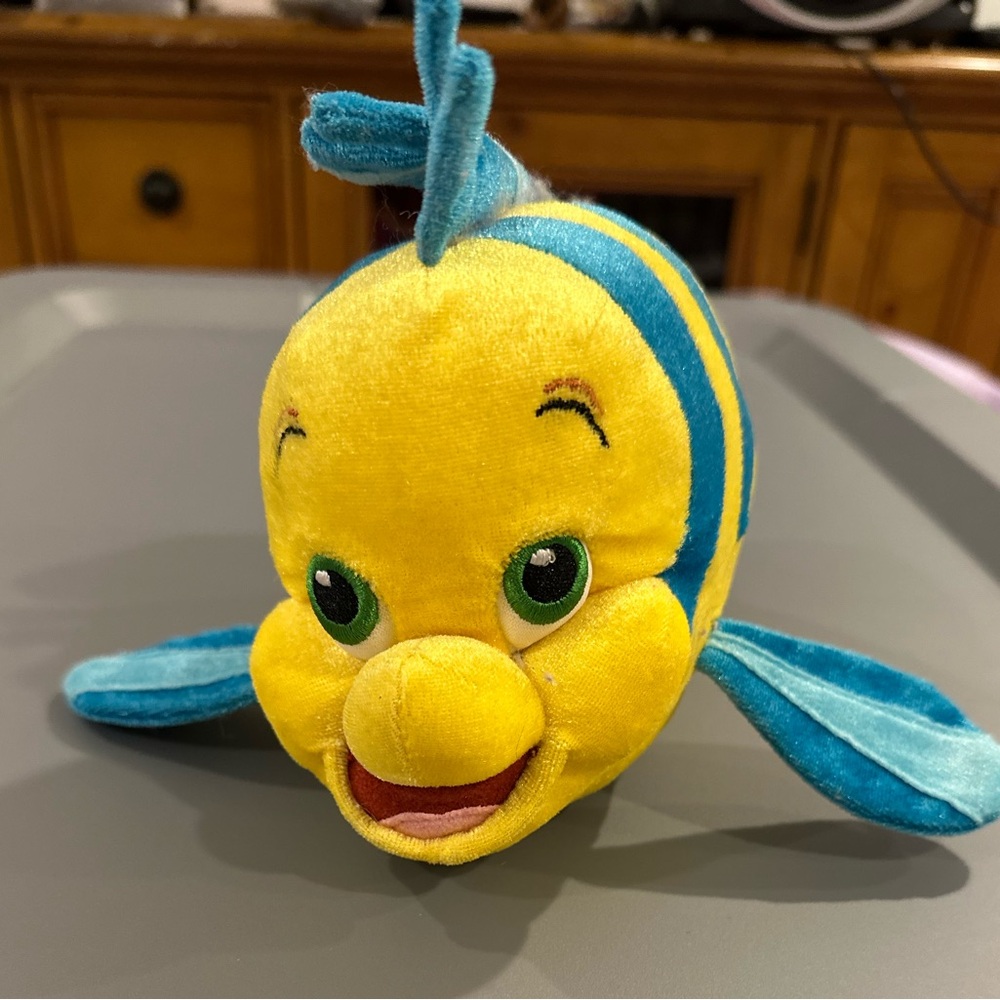 Disney Parks small Flounder Vintage Plush